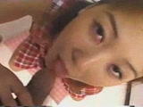 Shy japanese girl sucks her first dick