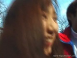  Japanese Teen Giving A Great Blowjob In Public 
