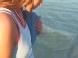  Amateur Blowjob On The Beach 