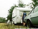  Retro Porn 1970s - Hot &amp; Hairy Brunette Girl Gets Fucked in Camper 