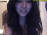  19yrs Old Korean Girl Stripping And Rubbing Pussy 