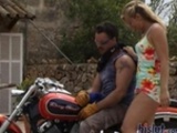  Nicoletta Is A Brand New Biker Babe 