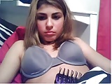  Webcam teen masturbates with hairbrush 