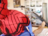  New spidergirl zentai suck and fuck 2015 encasement catsuit  