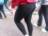  College Cheekz 1 FAT PAWG ASS IN TIGHTS!!! 