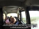  Blonde banged in uk cab till facial 