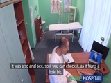  FakeHospital Petite Euro patient orgasms pussy juice over doctors desk 