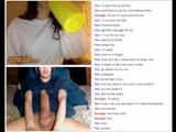  Omegle Hot Brunette Help Big Dick To Cum 