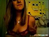  Girl Caught On Webcam 